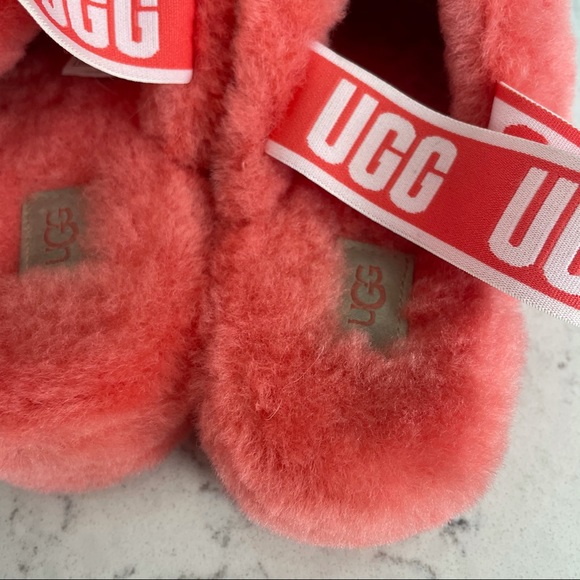 Ugg yeah fluff slides sling back slippers - Picture 9 of 9